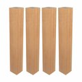 Outwater Architectural Products by 35-1/4in H x 5in Wide Solid Cherry Wood Island Leg, 4PK 5APD11920